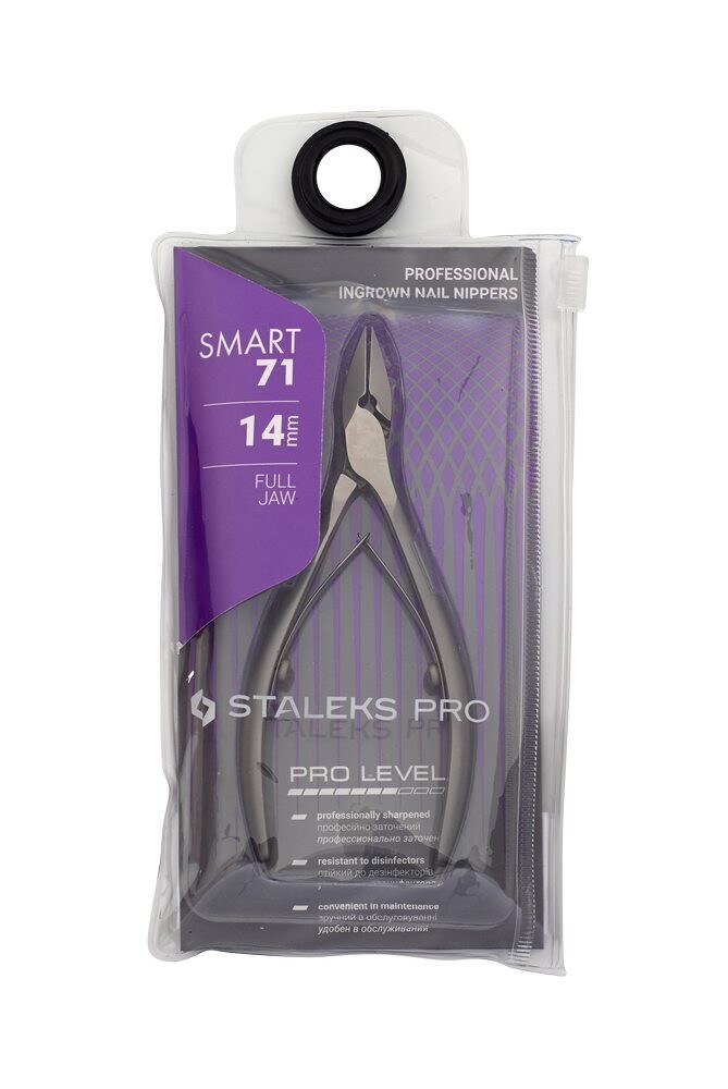 Professional nippers for ingrown nails NS-71-14 Staleks Pro Smart 71, 14 mm