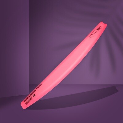 Slanted plastic nail file, crescent (base) Expert 40