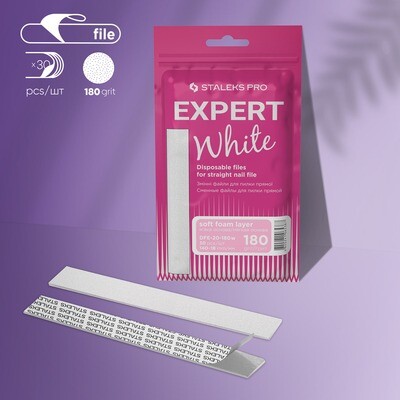 Disposable files DFE-20w for straight nail file (soft base) , 30pcs