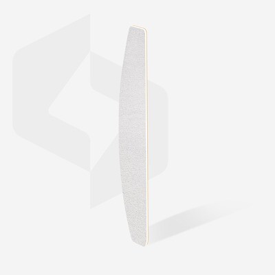 White disposable files DFE-40W for crescent nail file (soft base), 30pc