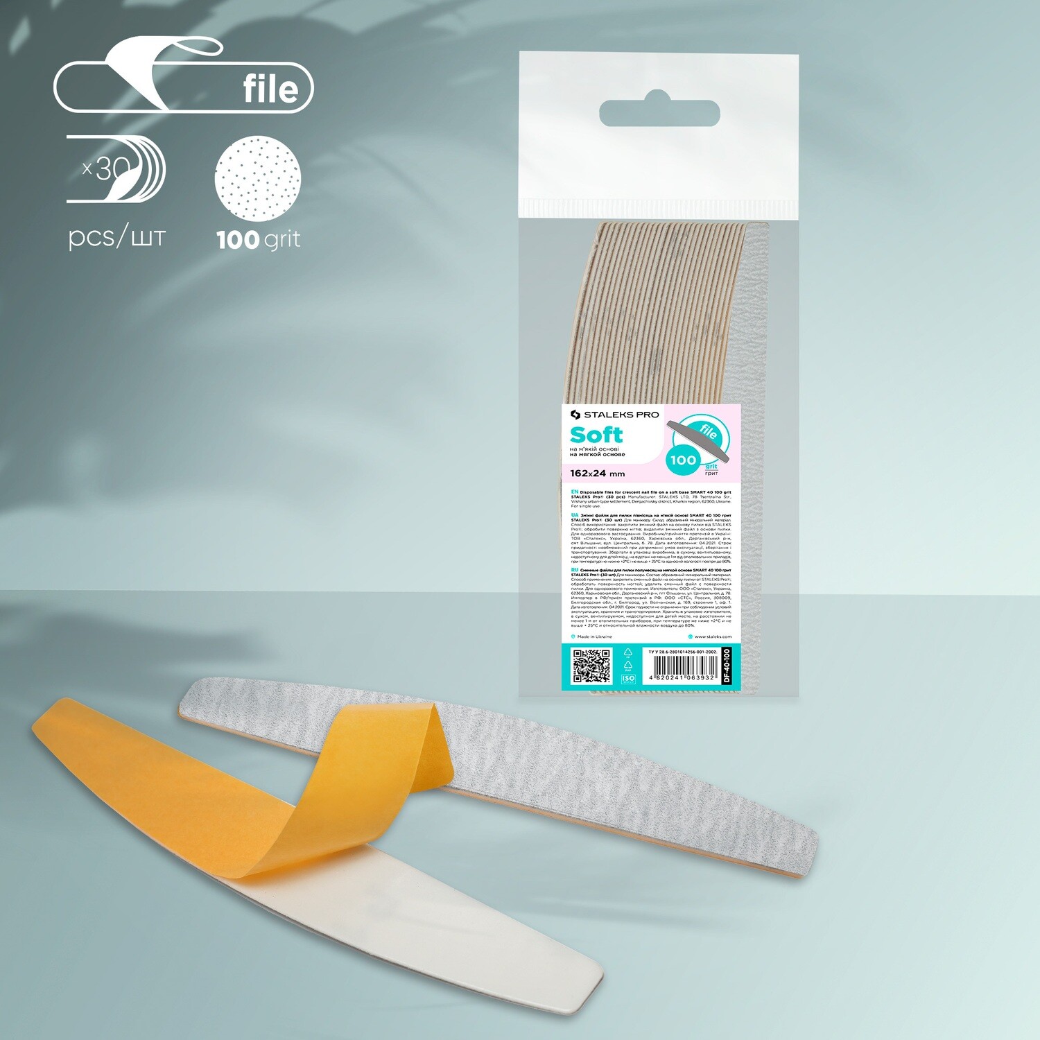 Disposable files DF-40 for soft base Pro Smart 40, 30pcs