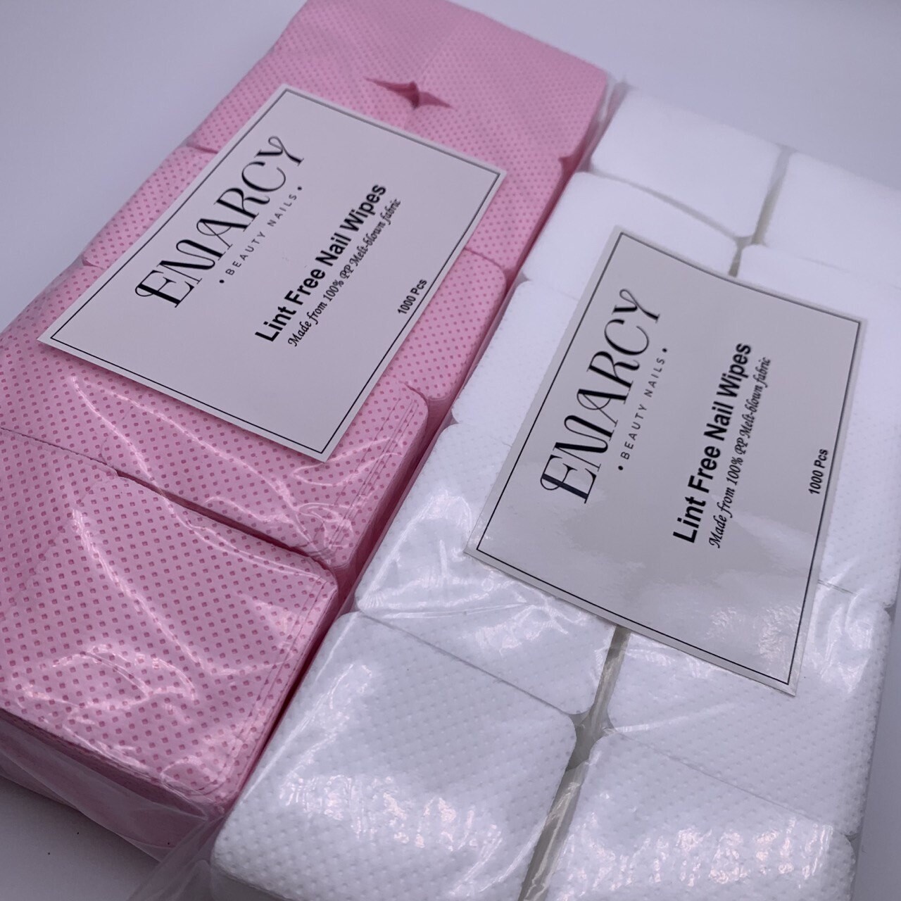 Nail Wipes Lint Free, Color: Pink, Quantity: 1000 pcs