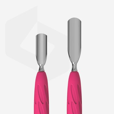 Manicure pusher Gummy with silicone handle UNIQ 10 TYPE 1