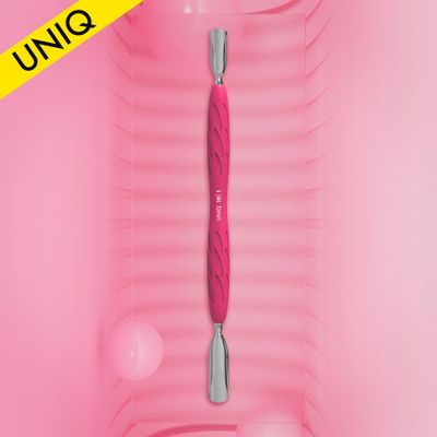 Manicure pusher Gummy with silicone handle UNIQ 10 TYPE 1