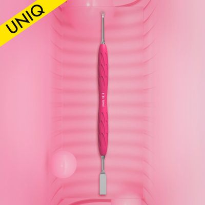 Manicure pusher Gummy with silicone handle UNIQ 11 TYPE 1
