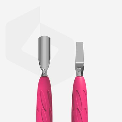 Manicure pusher Gummy with silicone handle UNIQ 10 TYPE 5