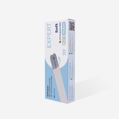 Disposable white files papmAm on soft foam layer EXPERT 20 150 grit (25 pcs) DFCE-20-150/25w