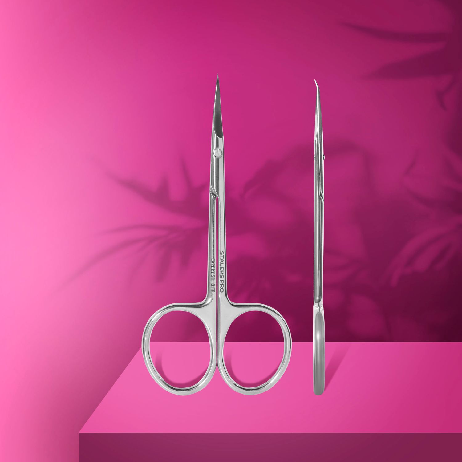 Professional cuticle scissors with hook EXPERT 51 TYPE 3 SE-51/3