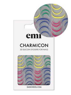 Charmicon 3D Silicone Stickers #205 Bright Lunula