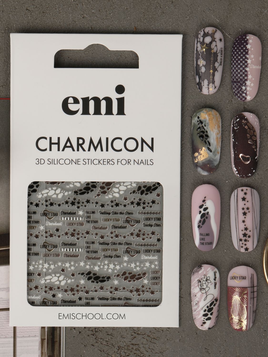 Charmicon 3D Silicone Stickers #217 Stardust