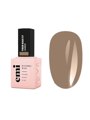 E.MiLac Fiber Base Gel Umber #7, 15 ml.