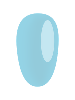 E.MiLac for pedicure Light blue #2, 9 ml.