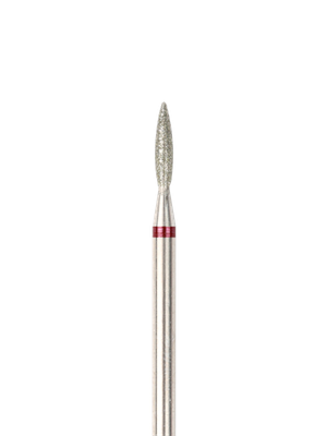 Flame-shaped Diamond Coated Rotary File, 2.2 mm, Fine abrasivenes
