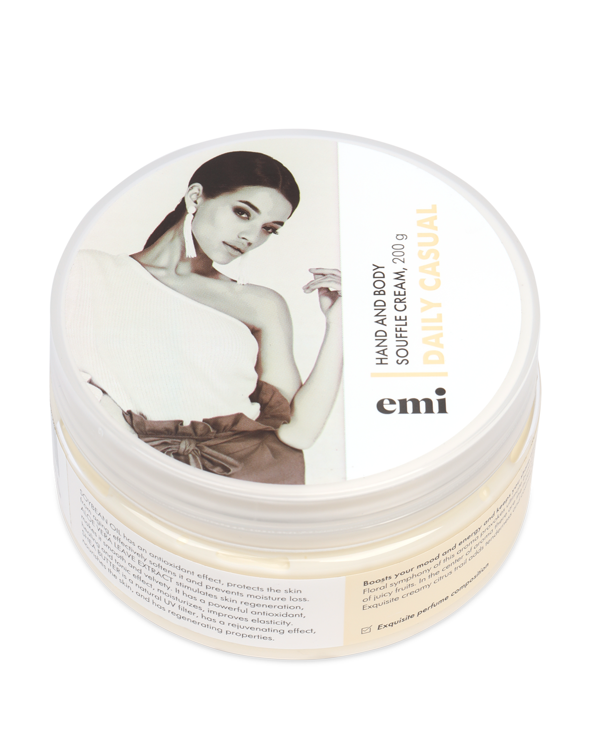 Hand and Body Cream Souffle Daily Casual, 200 ml.