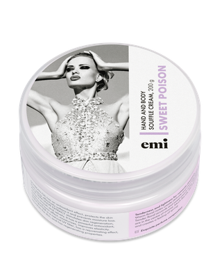 Hand and Body Cream Souffle Sweet Poison, 200 ml.