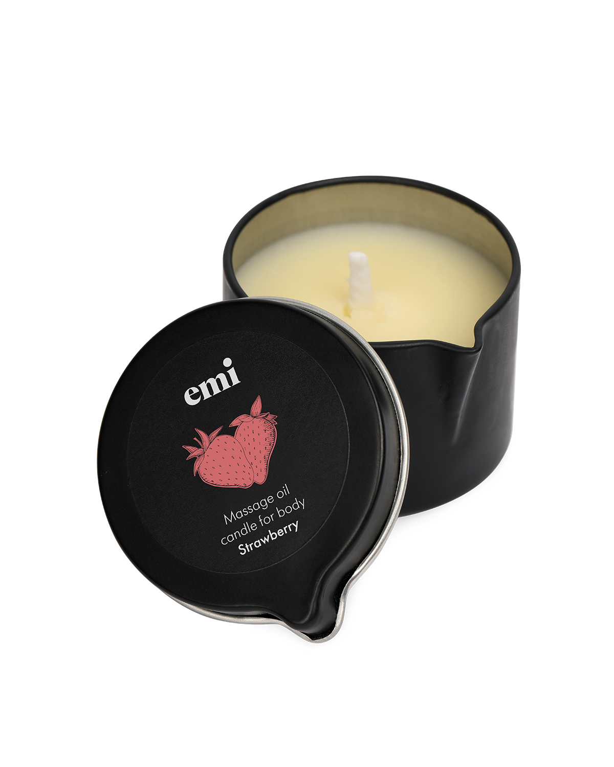 Massage Candle Strawberry, 30 g