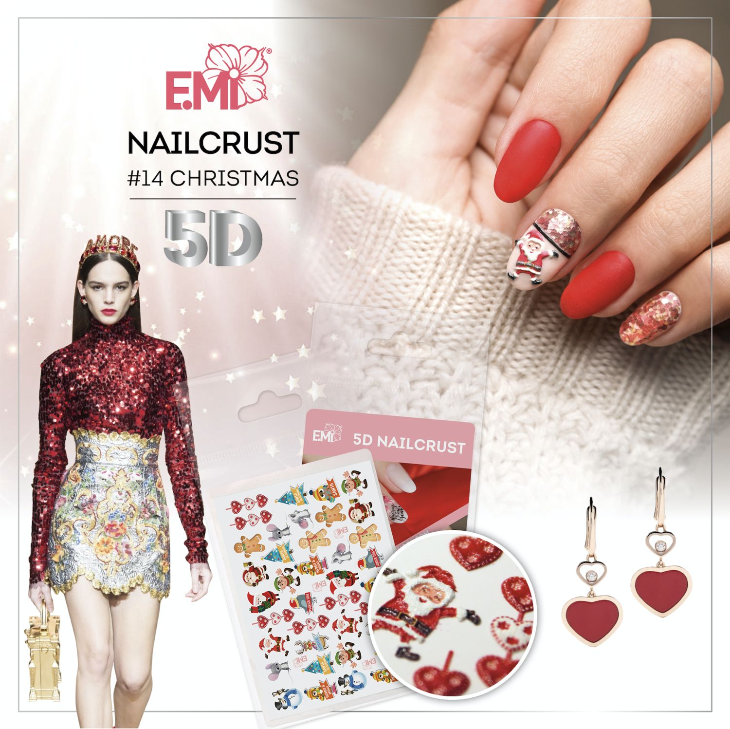 NAILCRUST 5D #14 Christmas