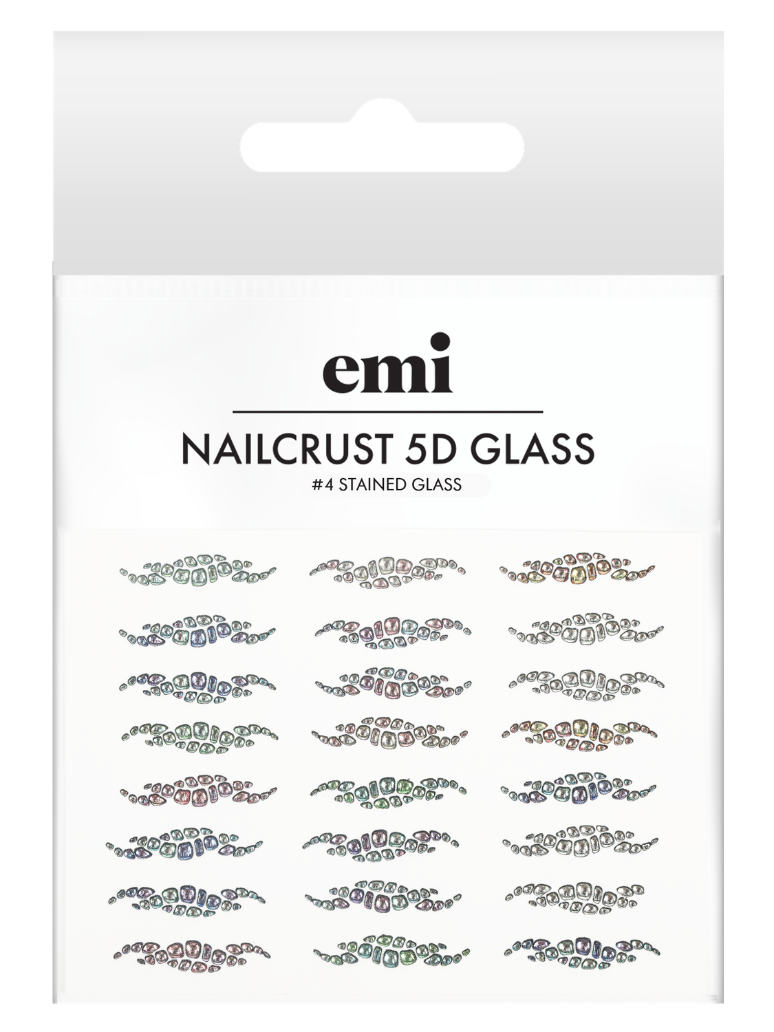 NAILCRUST 5D GLASS #4 Stained Glass