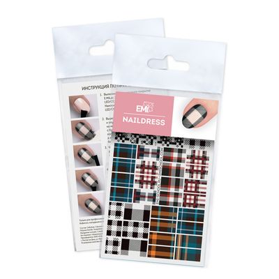 Naildress Slider Design #61 Tartan