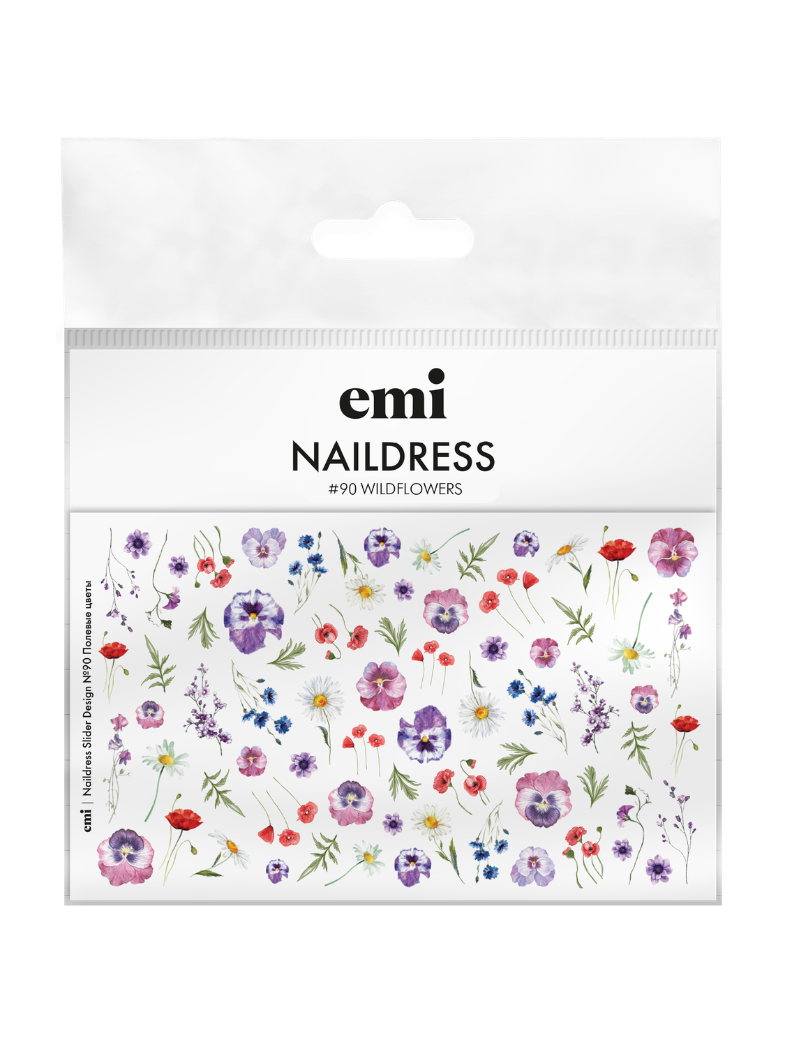 Naildress Slider Design #90 Wildflowers