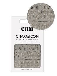 Charmicon 3D silicone stickers #231 Flowers and phrases