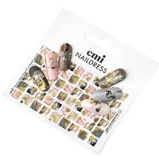 NAILDRESS #116 Marble and gold