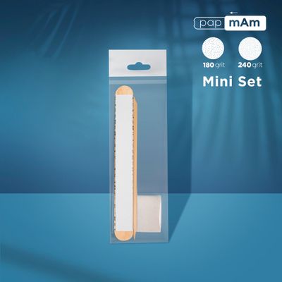 Disposable set EXPERT 30 (papmAm Mix on a wooden base 100/180 grit, buff 180/240 grit, orange stick 110 mm)