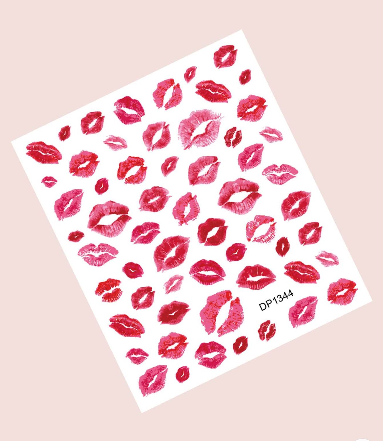 Nails stickers, Kiss