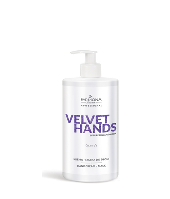VELVET HANDS Cream-mask with lily and lilac for hands 500 ml