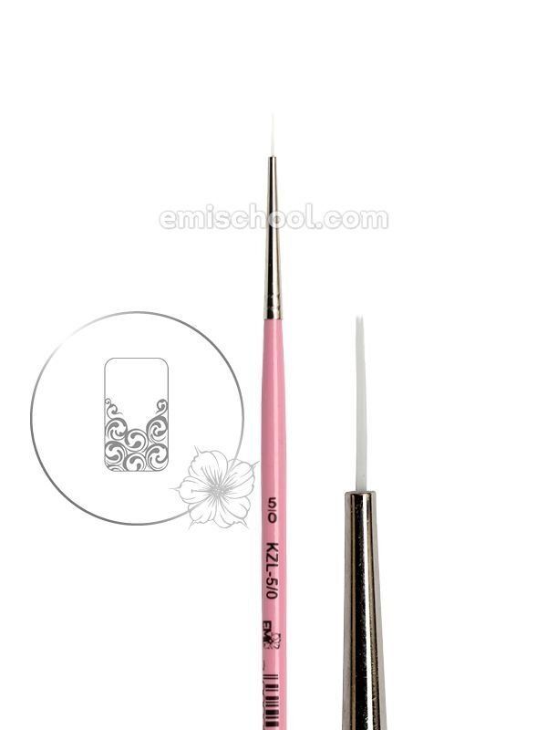 Brush Linear #5/0 (white synthetics) E.MI