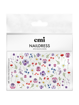 Naildress Slider Design #90 Wildflowers