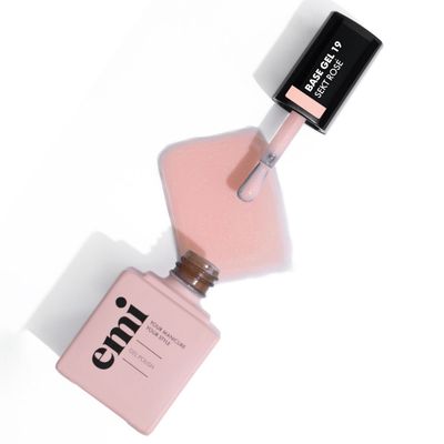 E.MiLac Base Gel Sekt Rosé #19, 15 ml