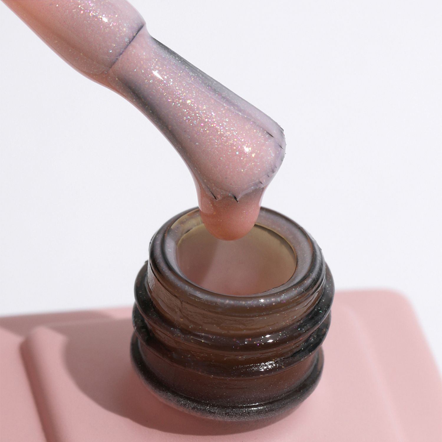 E.MiLac Base Gel Sekt Rosé #19, 9 ml.