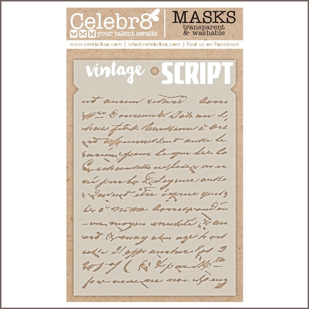 VINTAGE SCRIPT STENCIL