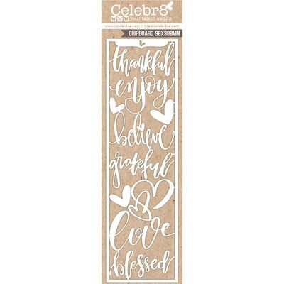 THANKFUL ENJOY CHIPBOARD