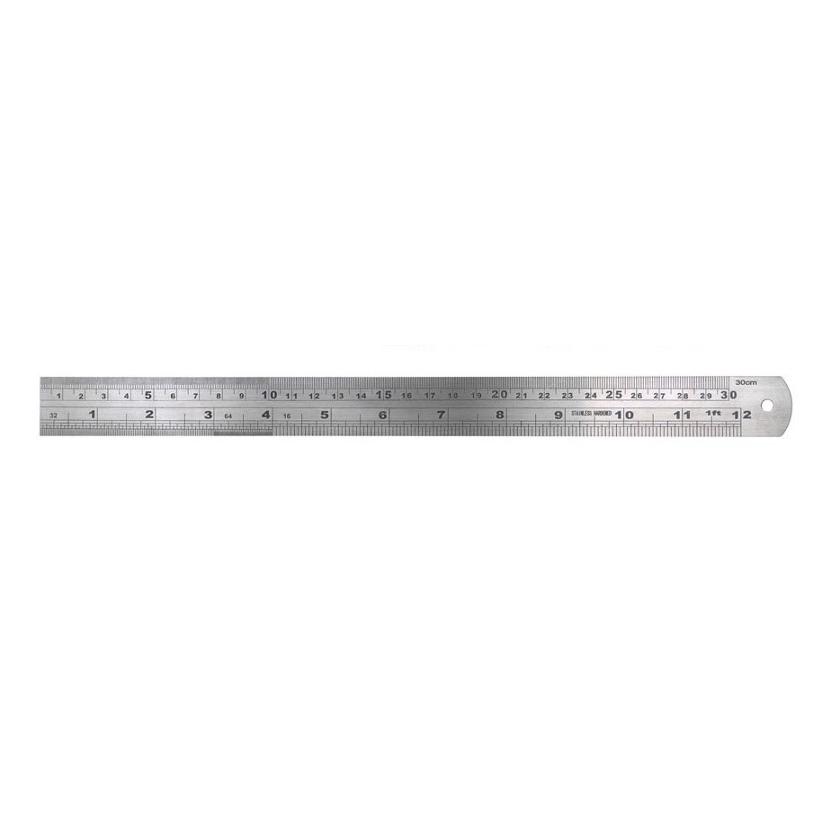PRECISION STEEL RULER 30CM