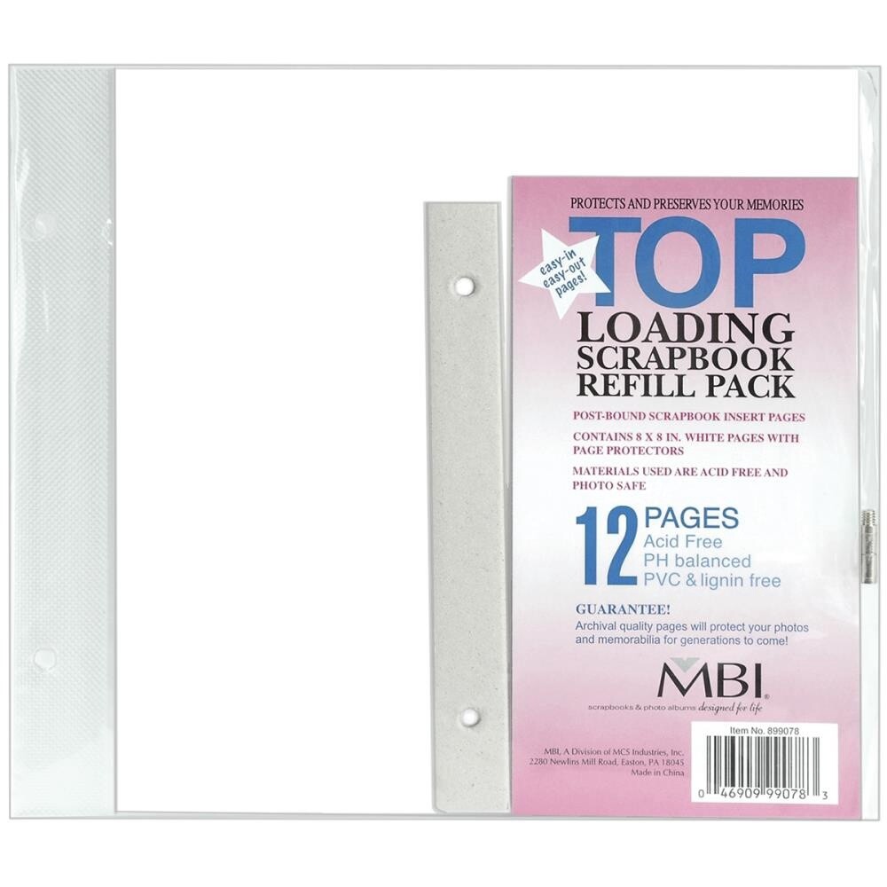 MBI 8X8 ALBUM REFILLS