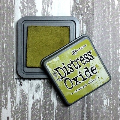 CRUSHED OLIVE DISTRESS INK PADS