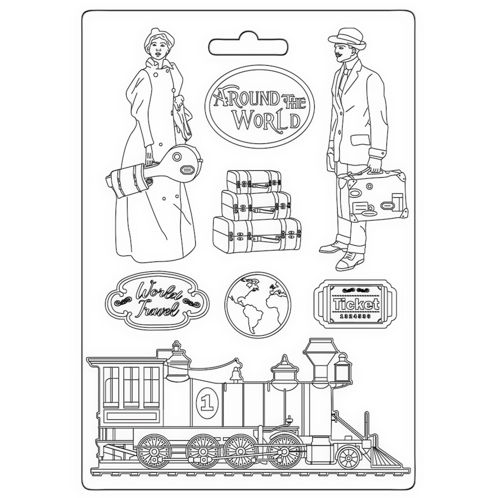AROUND THE WORLD TRAIN MOULD A5
