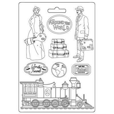 AROUND THE WORLD TRAIN MOULD A5