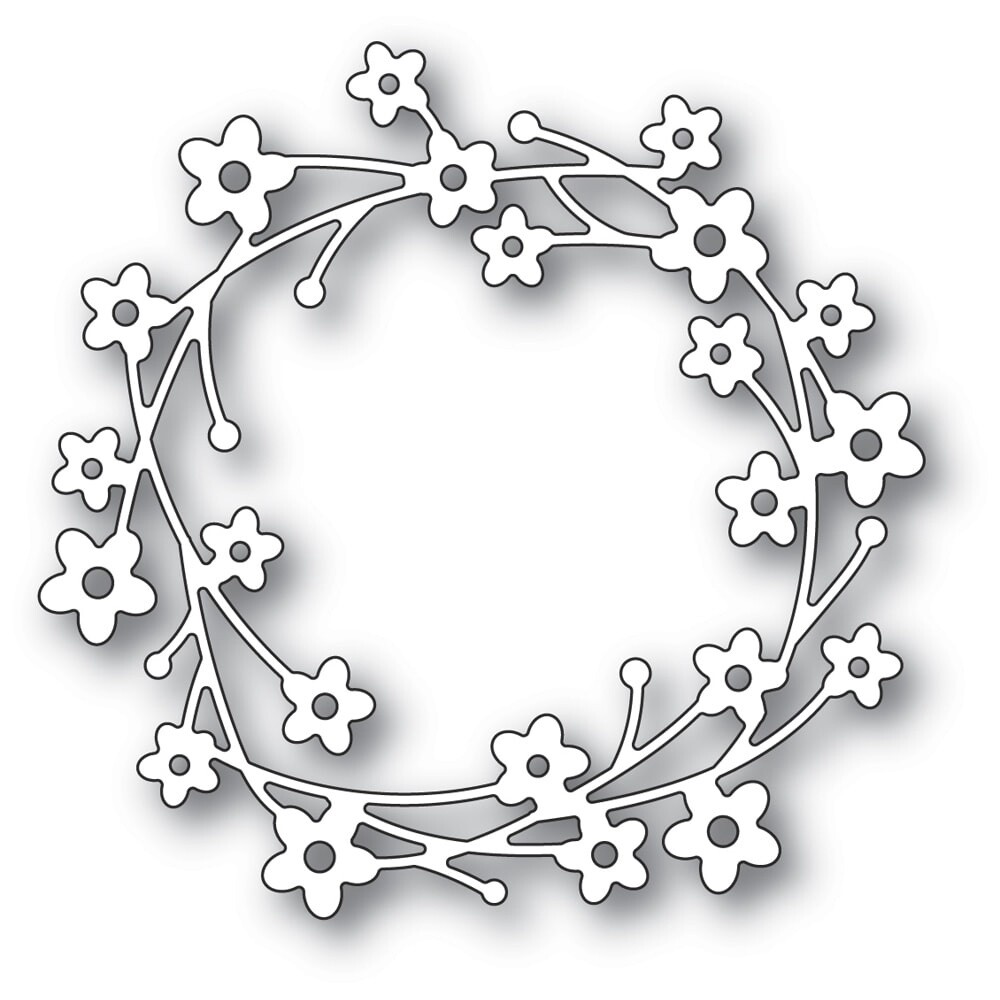 CHERRY BLOSSOM WREATH DIE
