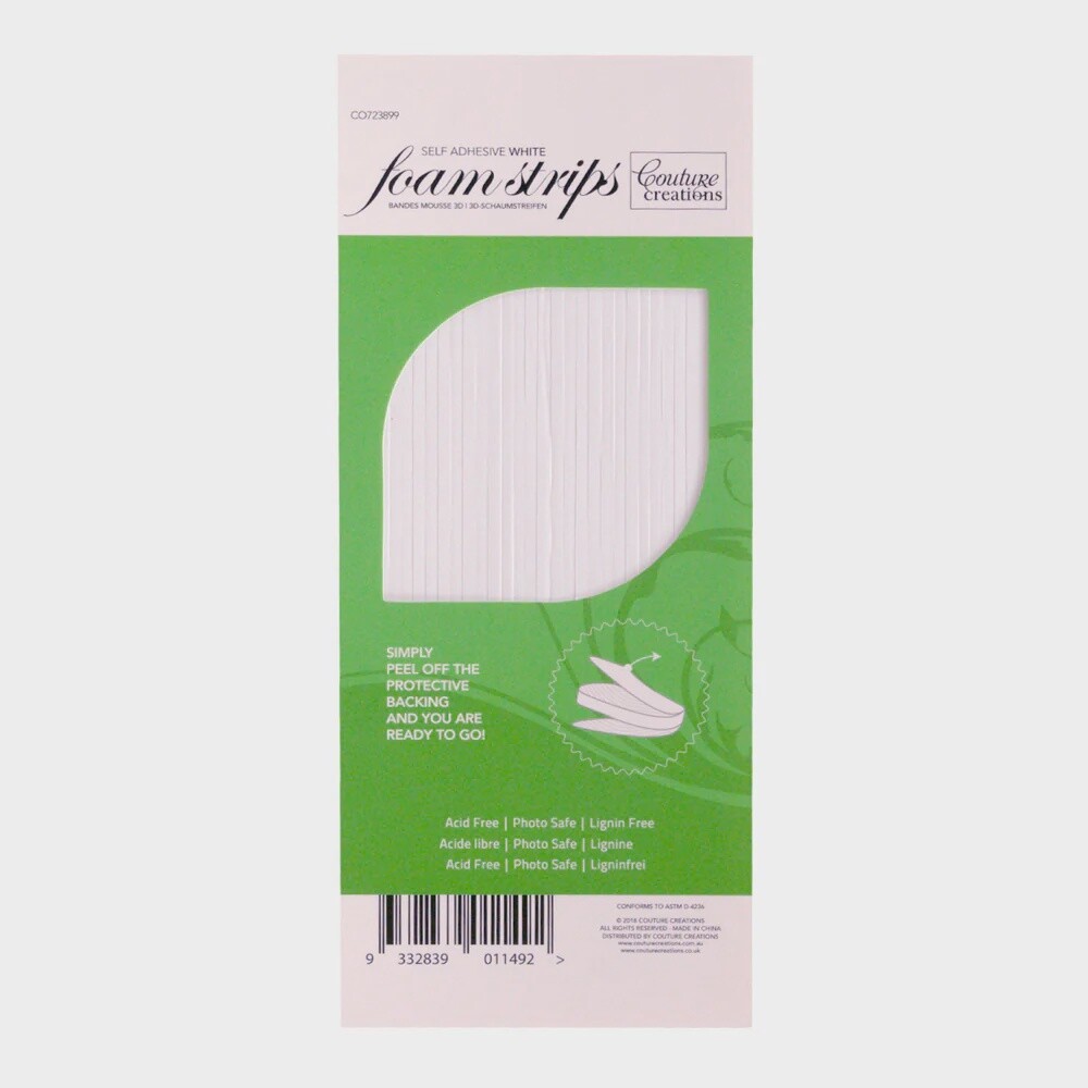 WHITE FOAM STRIPS