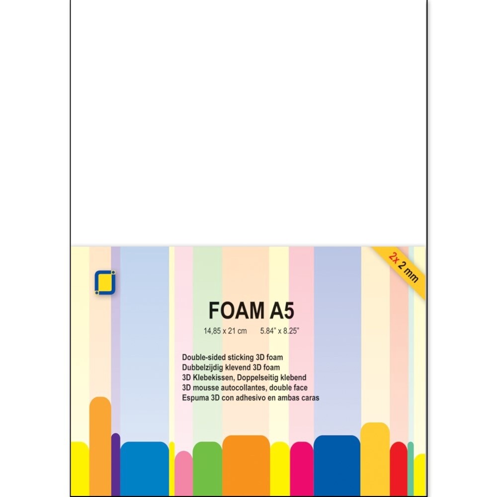 A5 FOAM SHEETS 2mm 2pk
