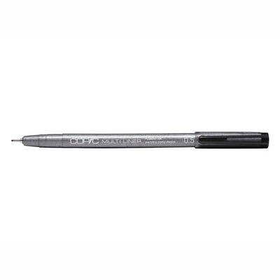 COPIC MULTI-LINER 0.5 BLACK COPIC MARKER