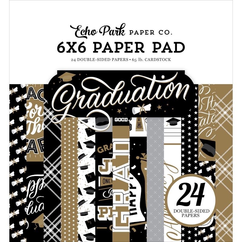 GRADUATION 6X6 PAPER PAD