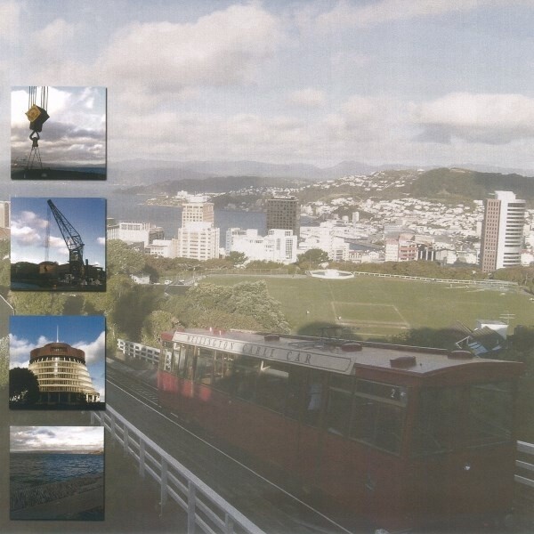 CABLE CAR COLLAGE NZ PAPER