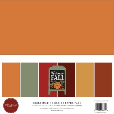 WELCOME FALL COORDINATING SOLIDS PK