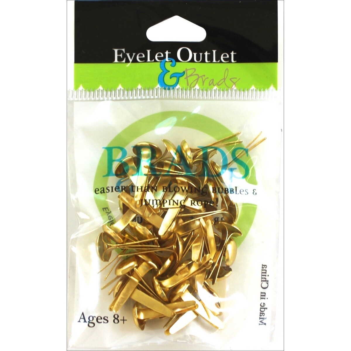 8MM GOLD BRADS