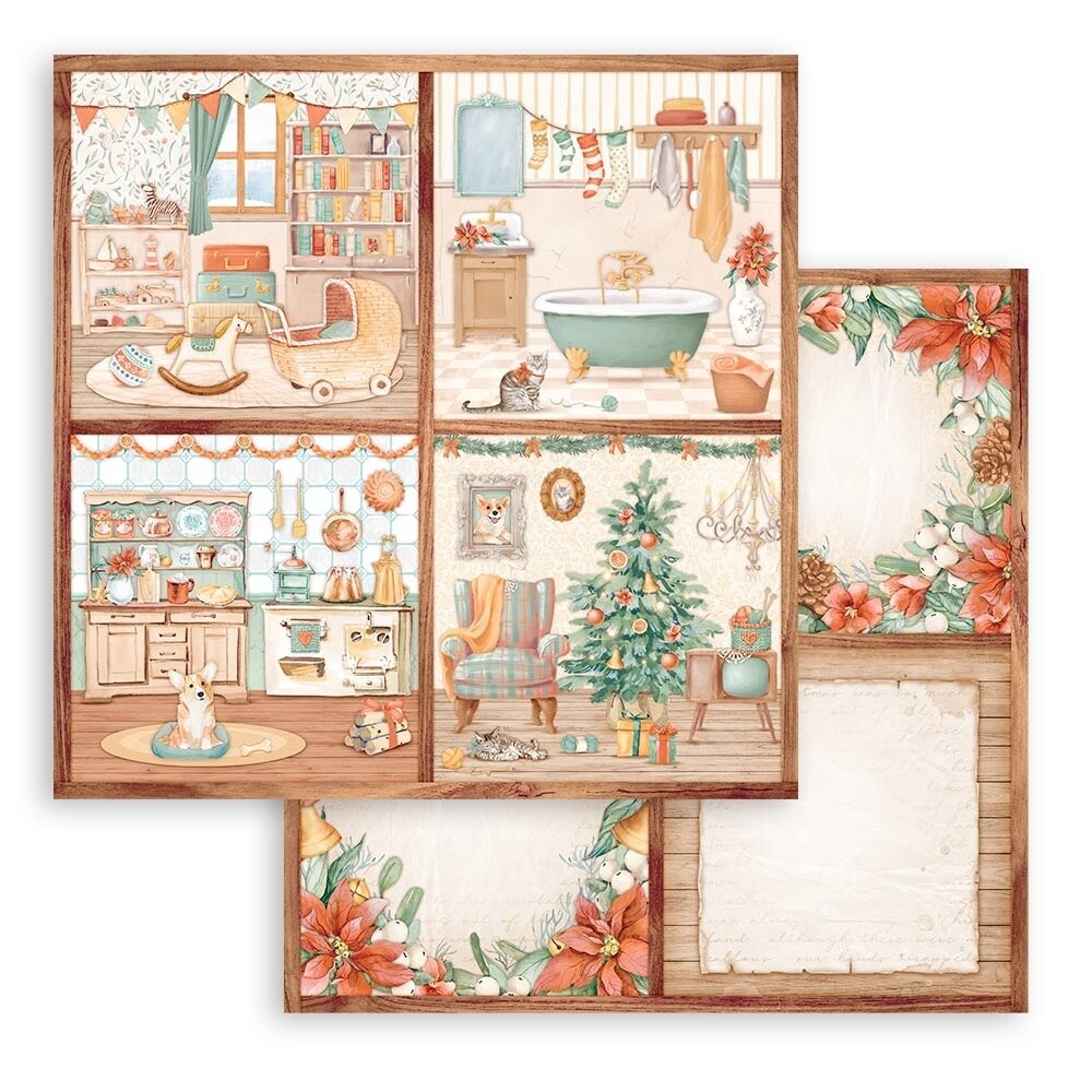 ALL AROUND CHRISTMAS 4 CARDS