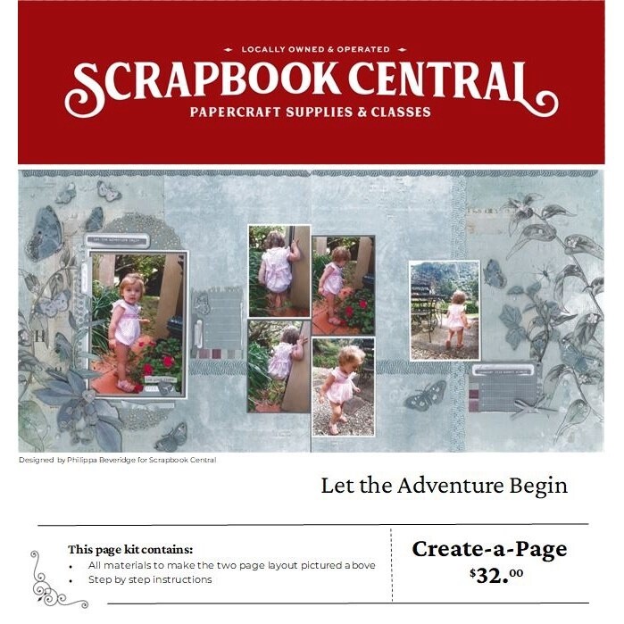 LET THE ADVENTURE BEGIN PAGE KIT